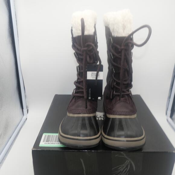 NEW Sorel Joan Of Artic Women's 6 Winter Snow Cold Weather Boots Cinder Brown - Picture 6 of 8
